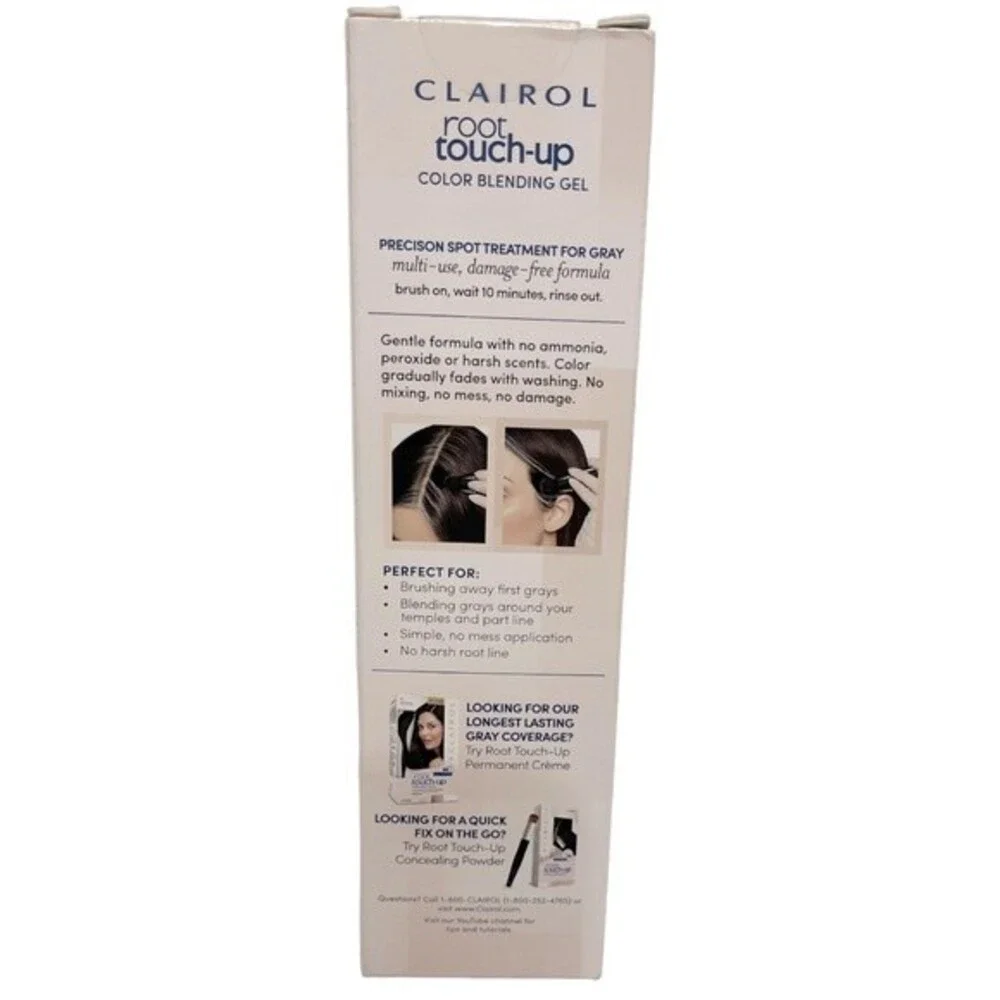 Clairol Semi Permanent Root Touch-Up Color Blending Gel-Black